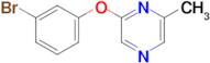 2-(3-Bromophenoxy)-6-methylpyrazine