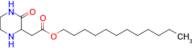 Dodecyl 2-(3-oxopiperazin-2-yl)acetate