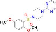 2-(4-((2,5-Dimethoxyphenyl)sulfonyl)piperazin-1-yl)pyrimidine