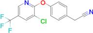 2-(4-((3-Chloro-5-(trifluoromethyl)pyridin-2-yl)oxy)phenyl)acetonitrile