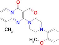 2-(4-(2-Methoxyphenyl)piperazin-1-yl)-9-methyl-4-oxo-4H-pyrido[1,2-a]pyrimidine-3-carbaldehyde