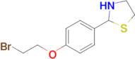 2-(4-(2-Bromoethoxy)phenyl)thiazolidine