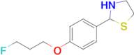 2-(4-(3-Fluoropropoxy)phenyl)thiazolidine