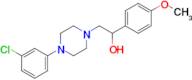 2-(4-(3-Chlorophenyl)piperazin-1-yl)-1-(4-methoxyphenyl)ethan-1-ol