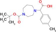 2-(4-(Tert-butoxycarbonyl)-1,4-diazepan-1-yl)-2-(p-tolyl)acetic acid