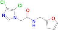 2-(4,5-Dichloro-1H-imidazol-1-yl)-N-(furan-2-ylmethyl)acetamide