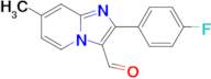 2-(4-Fluorophenyl)-7-methylimidazo[1,2-a]pyridine-3-carbaldehyde