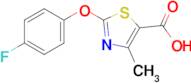 2-(4-Fluorophenoxy)-4-methylthiazole-5-carboxylic acid