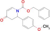 Benzyl 2-(4-methoxyphenyl)-4-oxo-3,4-dihydropyridine-1(2H)-carboxylate