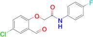 2-(4-Chloro-2-formylphenoxy)-N-(4-fluorophenyl)acetamide