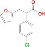 2-(4-Chlorophenyl)-3-(furan-2-yl)propanoic acid