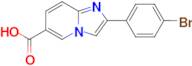 2-(4-Bromophenyl)imidazo[1,2-a]pyridine-6-carboxylic acid