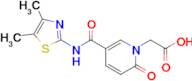 2-(5-((4,5-Dimethylthiazol-2-yl)carbamoyl)-2-oxopyridin-1(2H)-yl)acetic acid