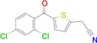 2-(5-(2,4-Dichlorobenzoyl)thiophen-2-yl)acetonitrile