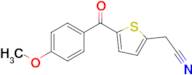 2-(5-(4-Methoxybenzoyl)thiophen-2-yl)acetonitrile