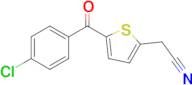 2-(5-(4-Chlorobenzoyl)thiophen-2-yl)acetonitrile