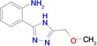 2-[5-(methoxymethyl)-4H-1,2,4-triazol-3-yl]aniline