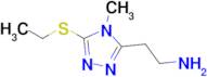 2-(5-(Ethylthio)-4-methyl-4H-1,2,4-triazol-3-yl)ethan-1-amine