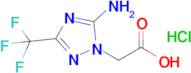 2-[5-amino-3-(trifluoromethyl)-1H-1,2,4-triazol-1-yl]acetic acid hydrochloride