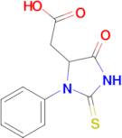 2-(5-Oxo-3-phenyl-2-thioxoimidazolidin-4-yl)acetic acid