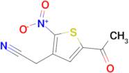 2-(5-Acetyl-2-nitrothiophen-3-yl)acetonitrile