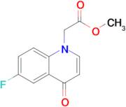 Methyl 2-(6-fluoro-4-oxoquinolin-1(4H)-yl)acetate