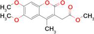 Methyl 2-(6,7-dimethoxy-4-methyl-2-oxo-2H-chromen-3-yl)acetate