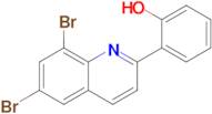 2-(6,8-Dibromoquinolin-2-yl)phenol