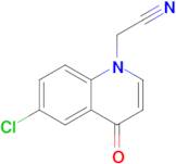 2-(6-Chloro-4-oxoquinolin-1(4H)-yl)acetonitrile
