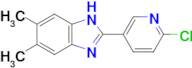 2-(6-Chloropyridin-3-yl)-5,6-dimethyl-1H-benzo[d]imidazole