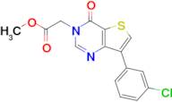 Methyl 2-(7-(3-chlorophenyl)-4-oxothieno[3,2-d]pyrimidin-3(4H)-yl)acetate