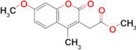 Methyl 2-(7-methoxy-4-methyl-2-oxo-2H-chromen-3-yl)acetate