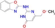 2-[(1,3-benzoxazol-2-yl)amino]-6-(methoxymethyl)-3,4-dihydropyrimidin-4-one