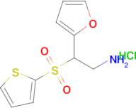 2-(Furan-2-yl)-2-(thiophen-2-ylsulfonyl)ethan-1-amine hydrochloride