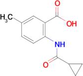 2-(Cyclopropanecarboxamido)-5-methylbenzoic acid