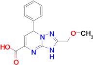 2-(methoxymethyl)-7-phenyl-3H,7H-[1,2,4]triazolo[1,5-a]pyrimidine-5-carboxylic acid