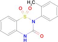 2-(O-tolyl)-2H-benzo[e][1,2,4]thiadiazin-3(4H)-one 1,1-dioxide