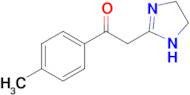 2-(4,5-dihydro-1H-imidazol-2-yl)-1-(4-methylphenyl)ethan-1-one