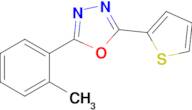 2-(Thiophen-2-yl)-5-(o-tolyl)-1,3,4-oxadiazole