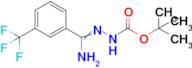 N'-{amino[3-(trifluoromethyl)phenyl]methylidene}(tert-butoxy)carbohydrazide