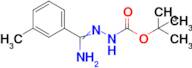 N'-[amino(3-methylphenyl)methylidene](tert-butoxy)carbohydrazide