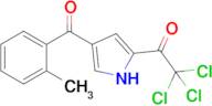 2,2,2-Trichloro-1-(4-(2-methylbenzoyl)-1H-pyrrol-2-yl)ethan-1-one