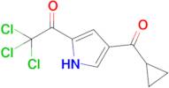 2,2,2-Trichloro-1-(4-(cyclopropanecarbonyl)-1H-pyrrol-2-yl)ethan-1-one