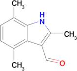 2,4,7-Trimethyl-1H-indole-3-carbaldehyde