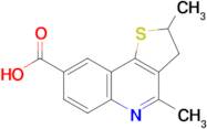 2,4-Dimethyl-2,3-dihydrothieno[3,2-c]quinoline-8-carboxylic acid