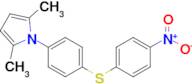 2,5-Dimethyl-1-(4-((4-nitrophenyl)thio)phenyl)-1H-pyrrole