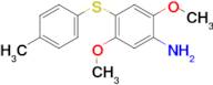 2,5-Dimethoxy-4-(p-tolylthio)aniline