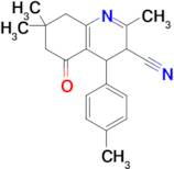 2,7,7-trimethyl-4-(4-methylphenyl)-5-oxo-3,4,5,6,7,8-hexahydroquinoline-3-carbonitrile