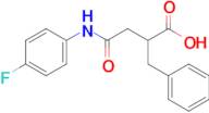 2-Benzyl-4-((4-fluorophenyl)amino)-4-oxobutanoic acid