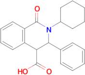 2-Cyclohexyl-1-oxo-3-phenyl-1,2,3,4-tetrahydroisoquinoline-4-carboxylic acid